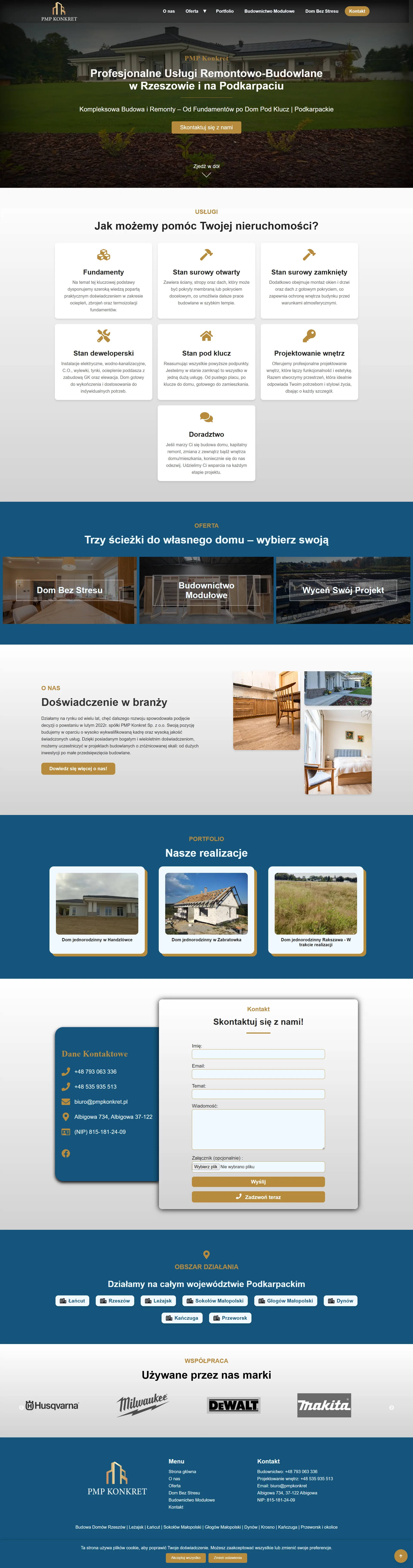 PMP Konkret – podgląd strony (long screenshot)